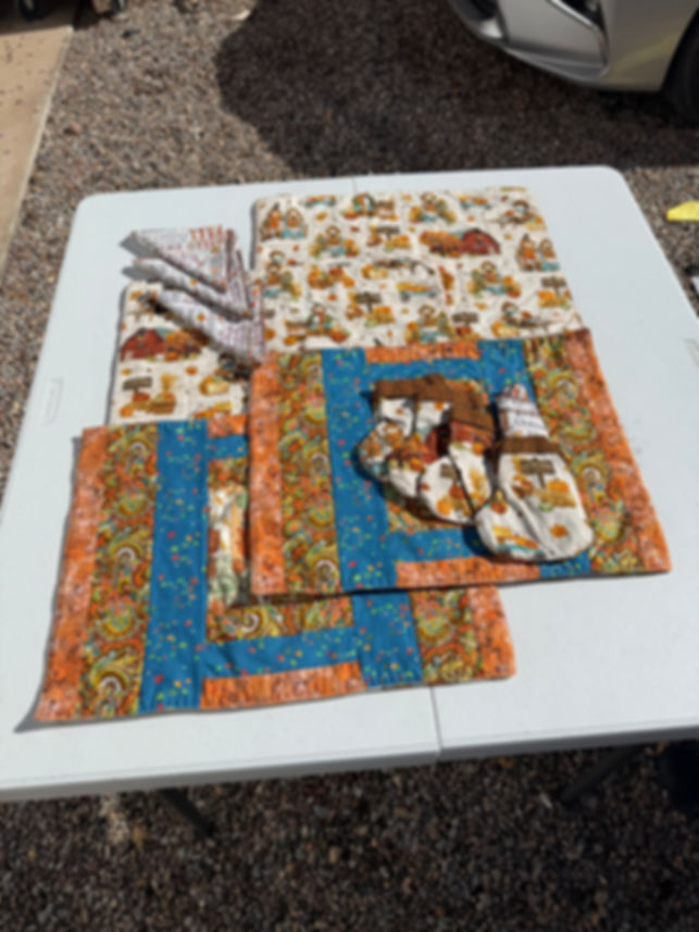 Placemats and Complete Table Setting