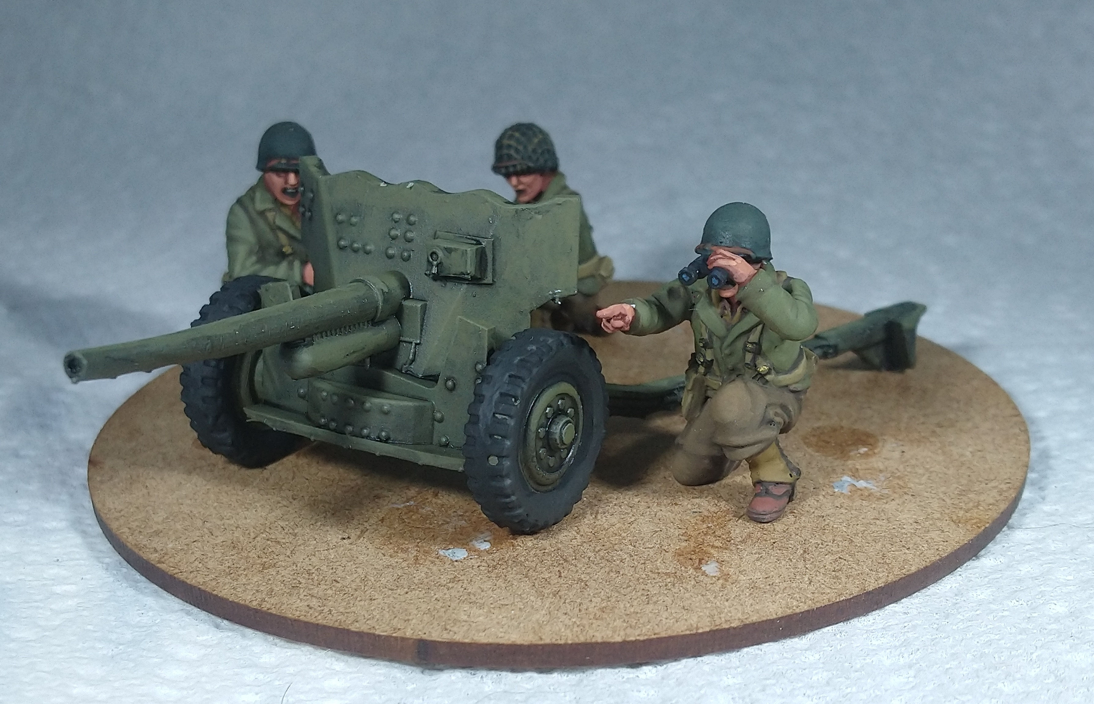 WW2 US 57mm anti tank gun