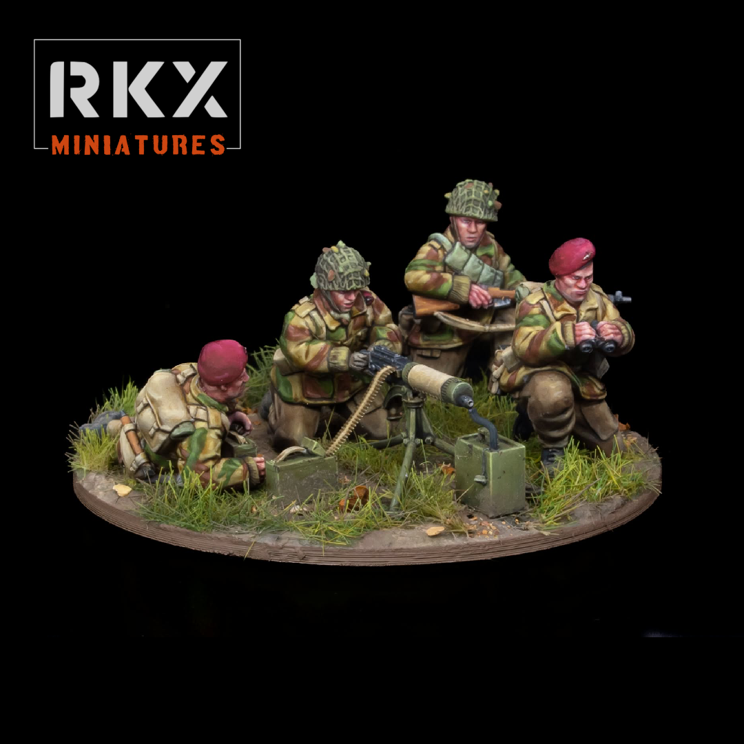 28mm WW2 Brit Para support teams