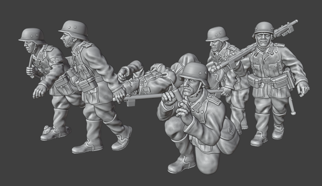 WW2 German Stalingrad Infantry medical team