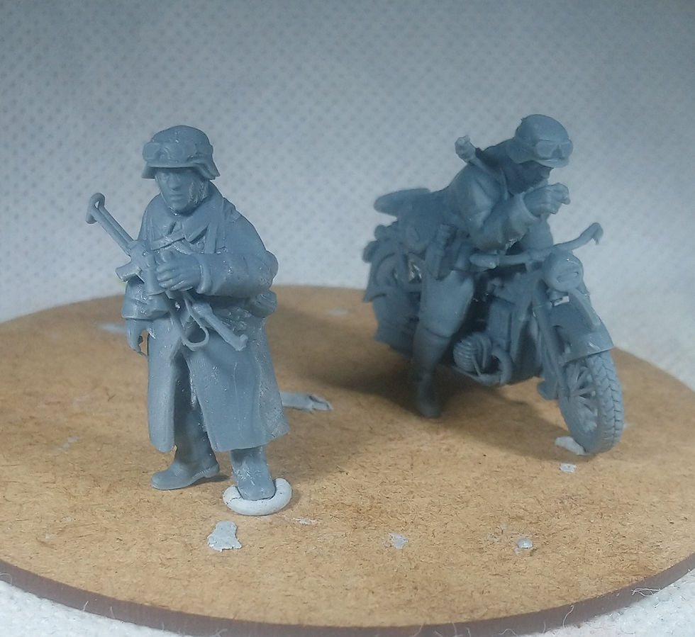 Thumbnail: Early war German Kradschutzen and armoured car set Bundle