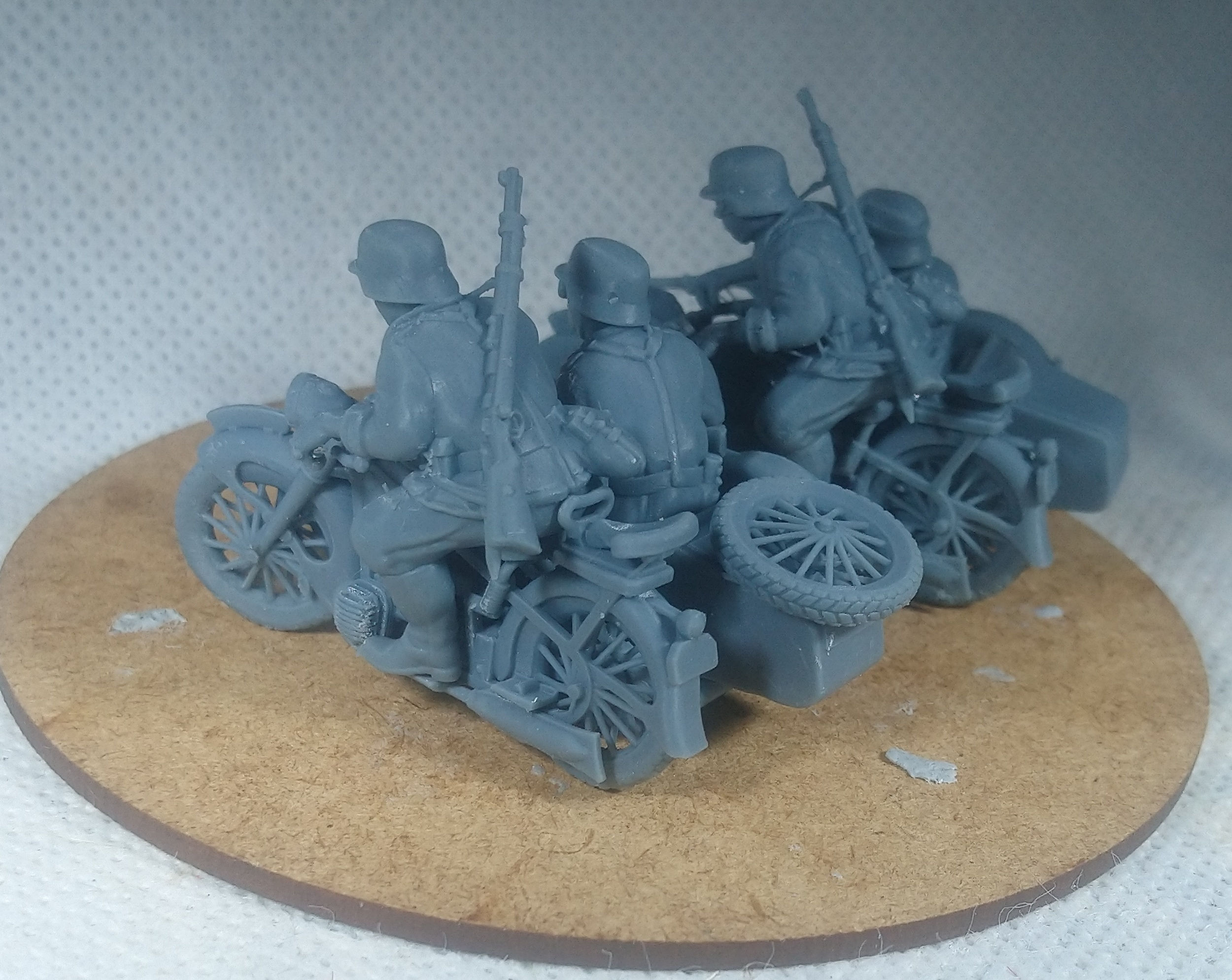 Early war German Kradschutzen and armoured car set Bundle