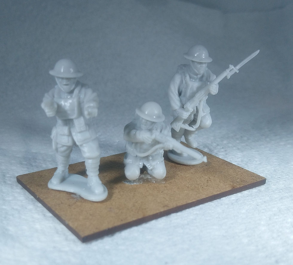 Thumbnail: WW1 28 mm US Machine gun squad
