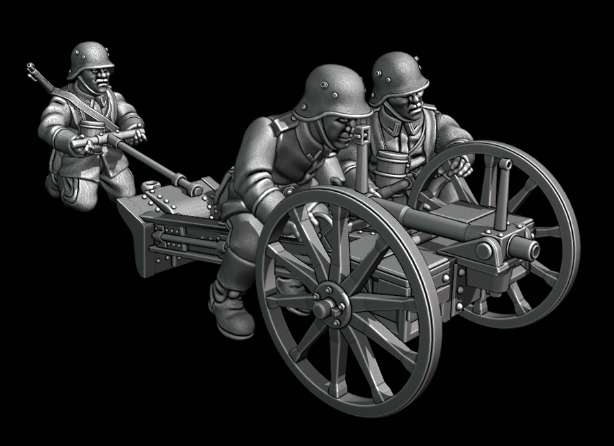 Thumbnail: WW1 28 mm German 3.7cm TAK 1918