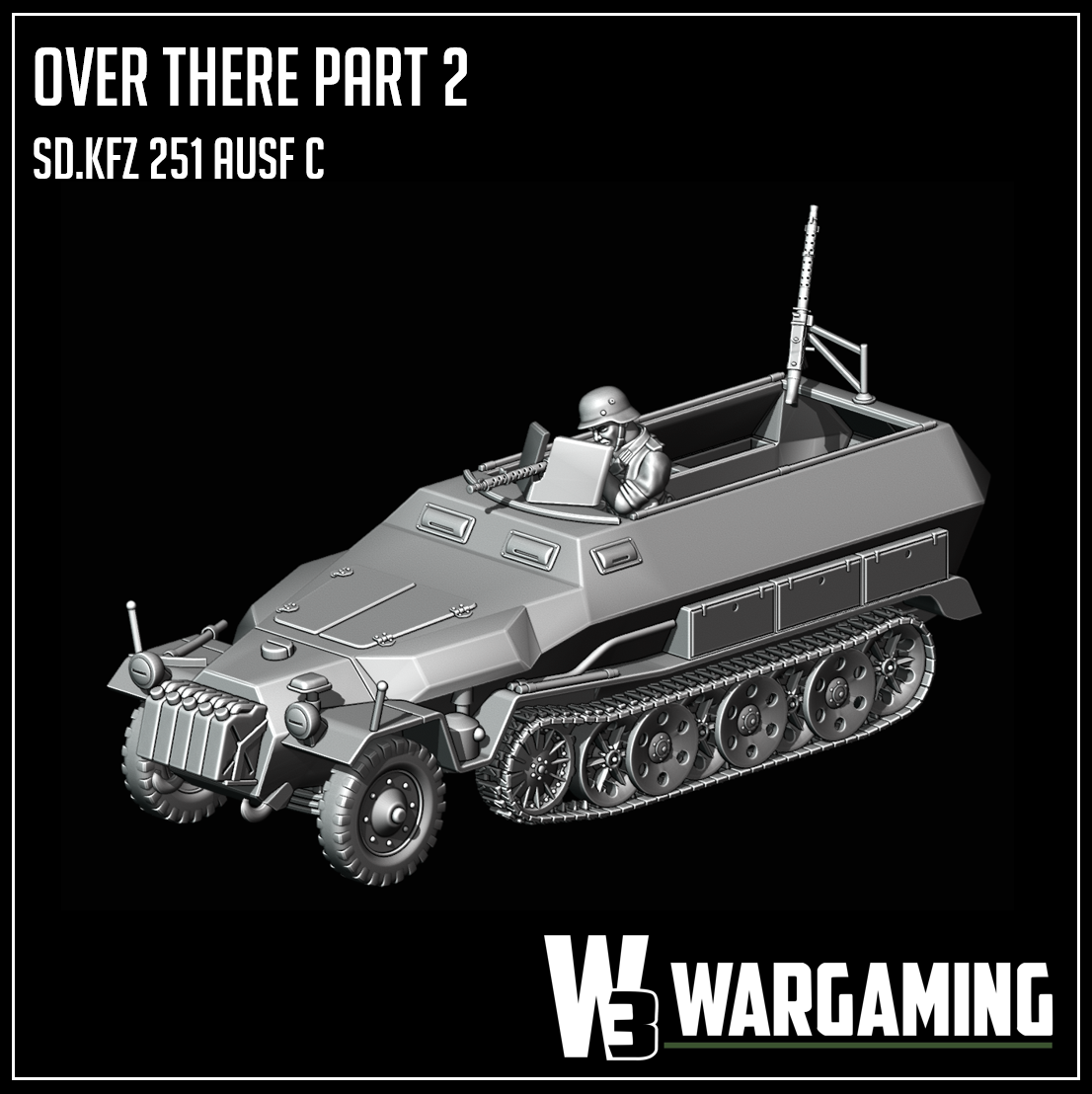 28 mm Afrika Korps SDKFZ 251 AUSF C