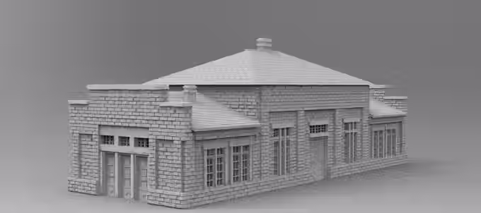 Thumbnail: Power Station in  20mm or 15mm scale
