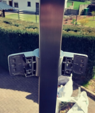 Edelstahl Glashalter