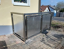 Mülltonnen einhausung