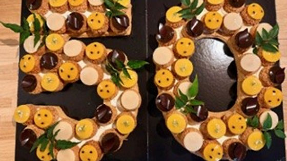 Number choux " 50 ans"