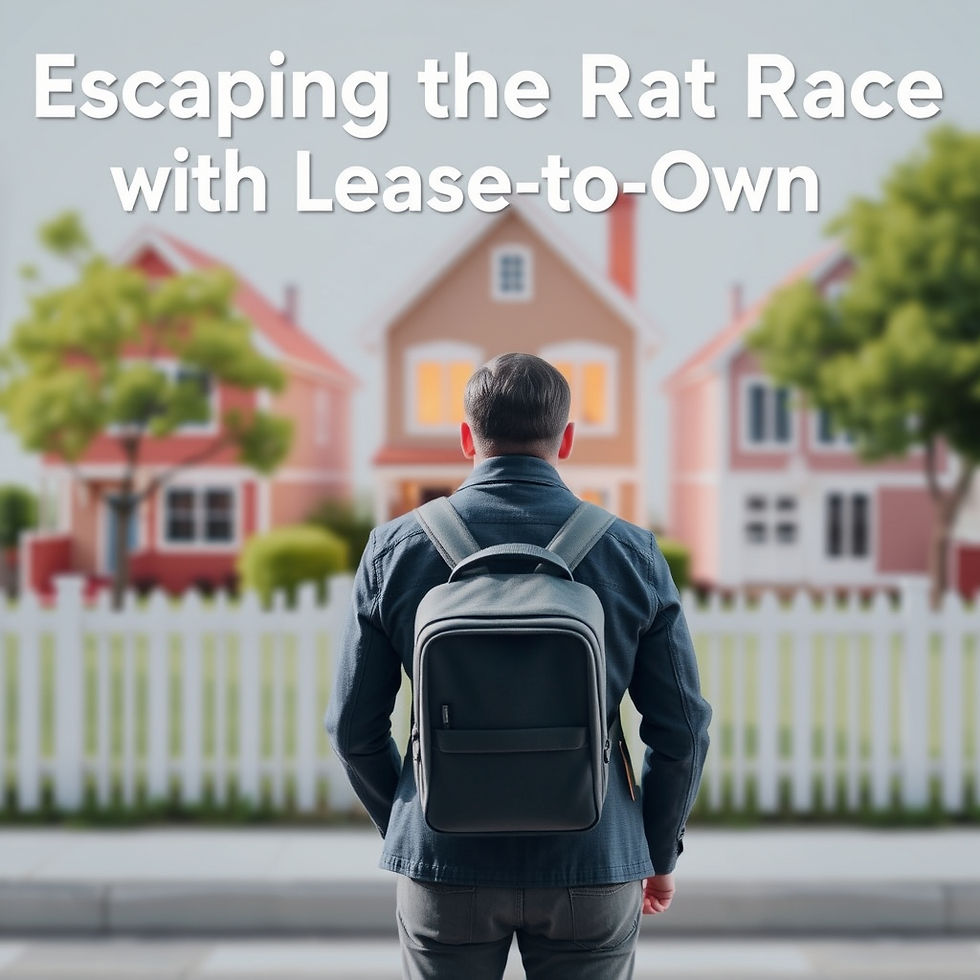 Escaping the Rat Race with Lease-to-Own: Building Cash Flow While Helping Families Become Homeowners