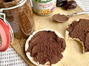 Chocoladepasta van kikkererwten