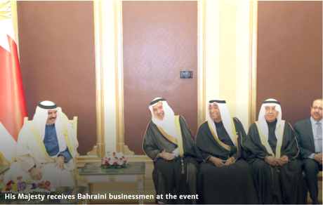 King praises Bahraini businessmen’s role in supporting economy