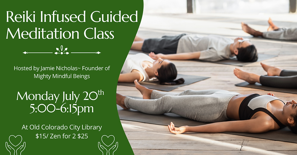 Reiki Infused Community Guided Meditation Class
