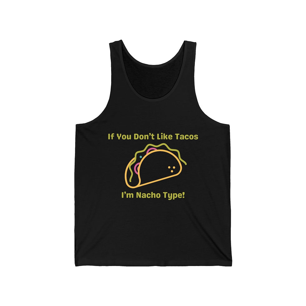 Thumbnail: Unisex Taco Jersey Tank