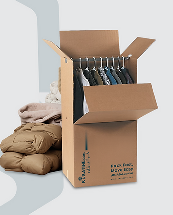 No more Folding, we make moving your wardrobe easy!