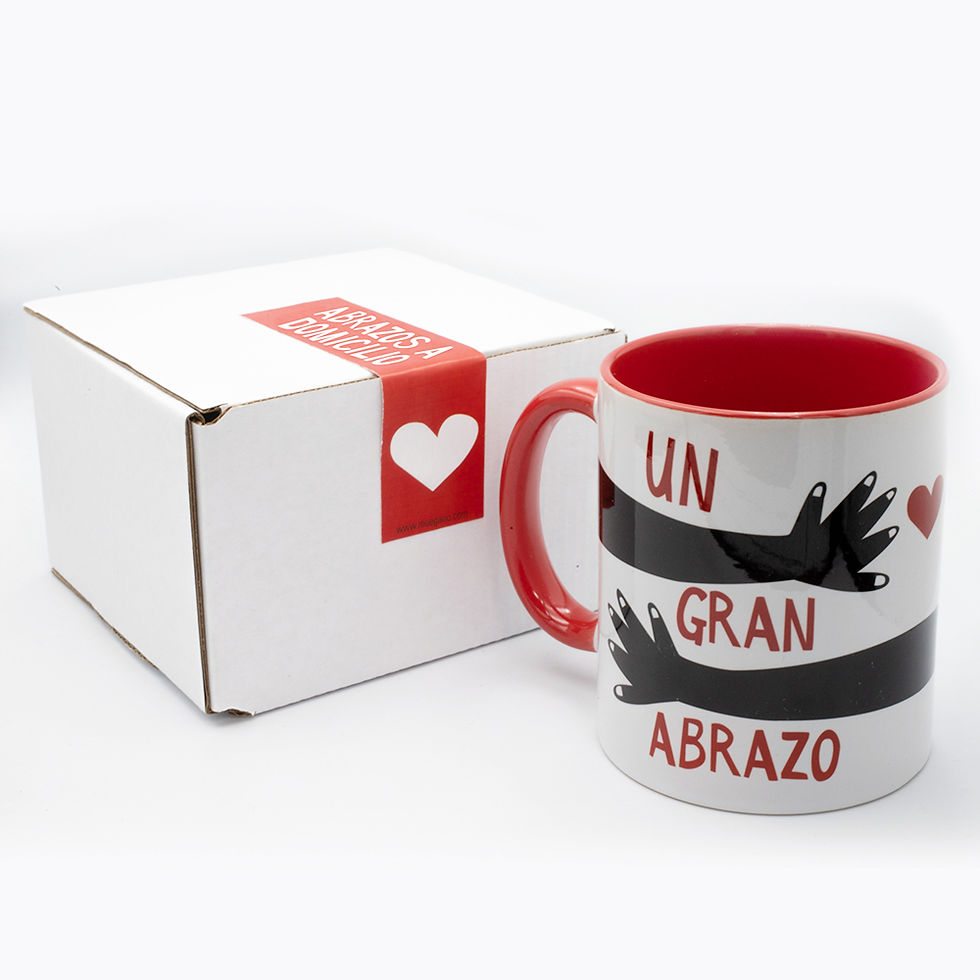 Thumbnail: Taza de Cerámica Un gran abrazo 11 oz