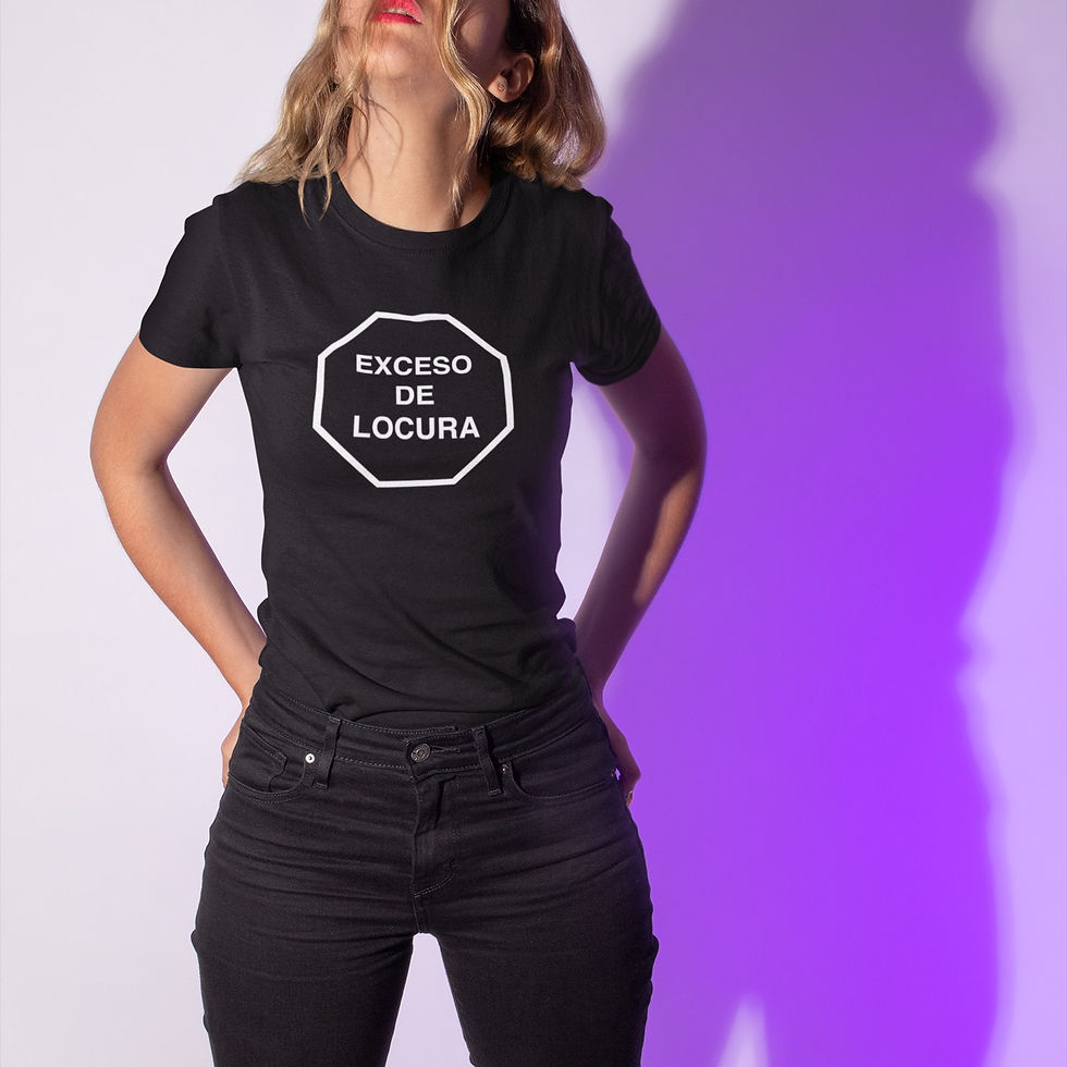 Miniatura: Playera Mujer/Hombre Exceso de Locura