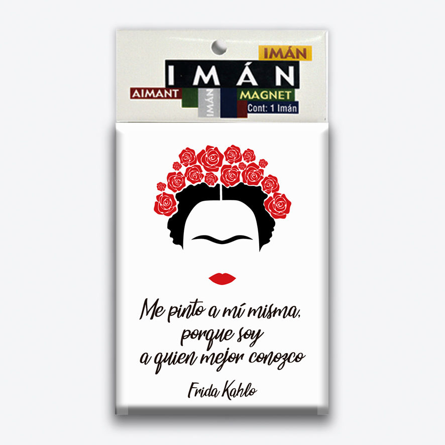 Miniatura: Imán Rectangular Me pinto - Bco.