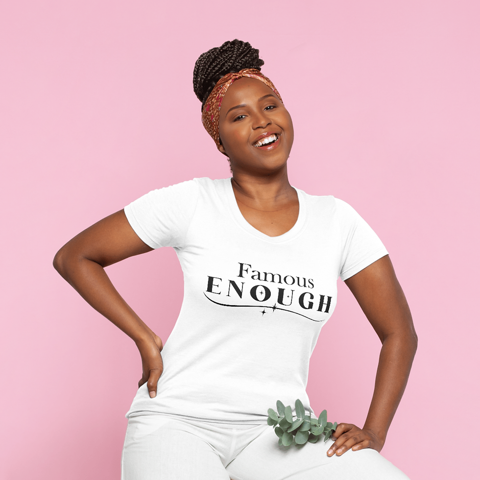 Thumbnail: Famous ENOUGH Unisex T-shirt - Confidence and Positivity Statement Tee