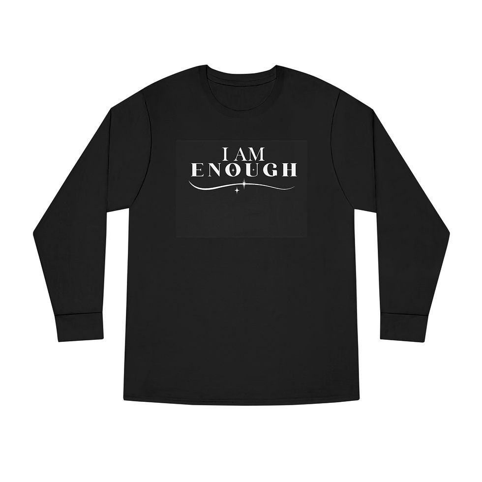 Thumbnail: Pretty Enough Long Sleeve Tee -  Motivational Fashion Gift for Her