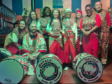 Batala London on stage at the Lyttelton Arms, Camden