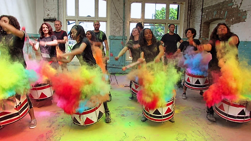 Batala London behind the scene for BBC Sport