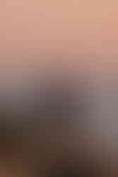 a guy wearing black top and baseballl hat looking at the sunset on a cliff with sea in front back view