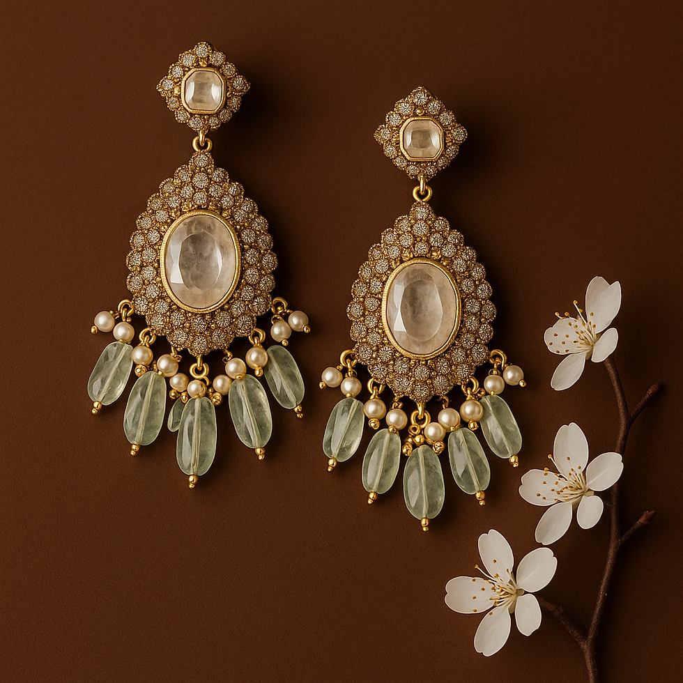 chandler kundan earring