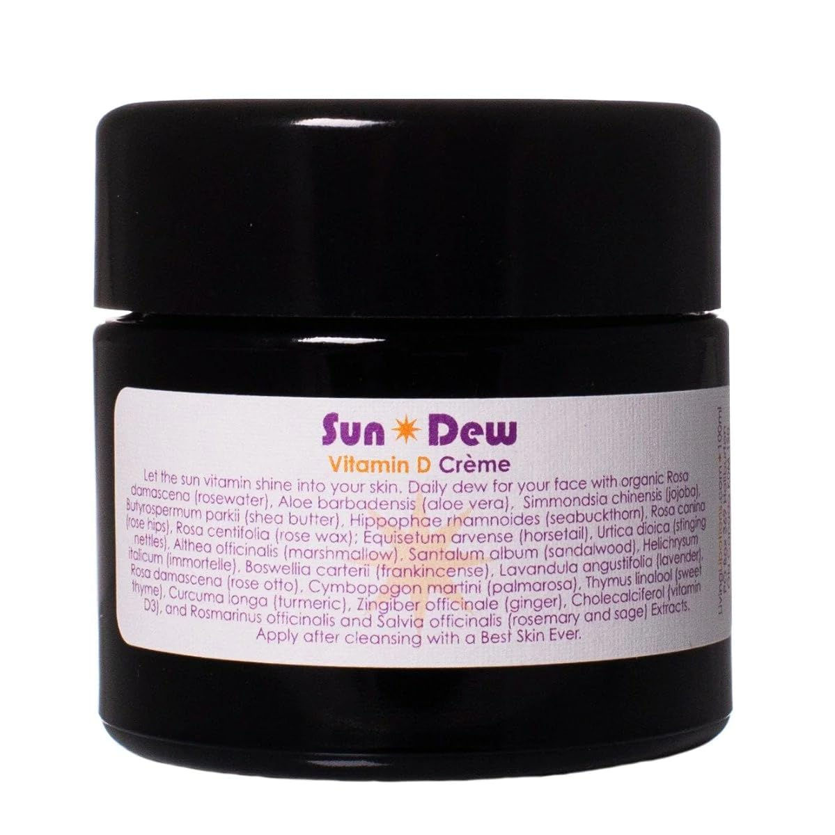Living Libations - Organic Sun Dew Transdermal Vitamin D Crème | Natural, Wild