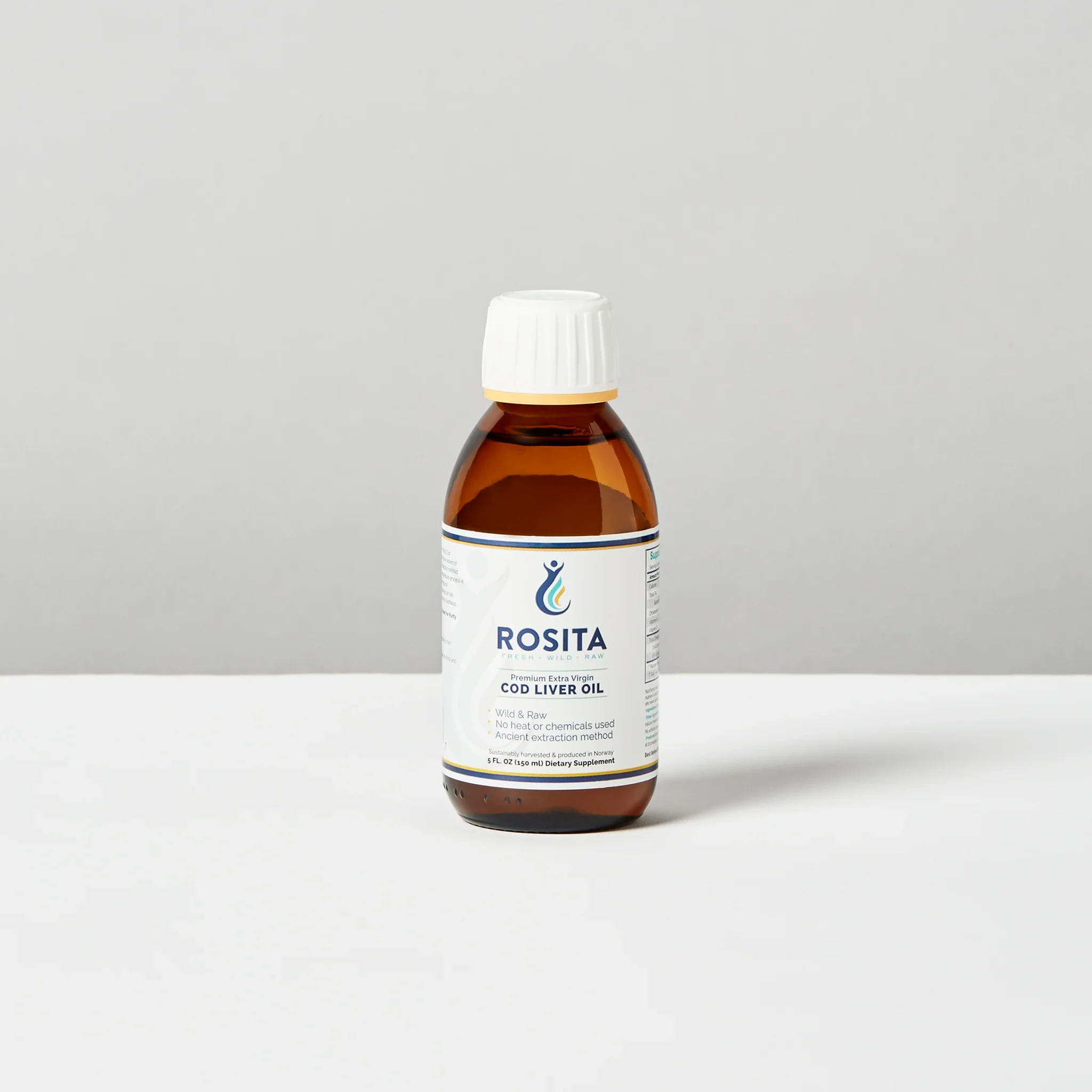 Rosita Extra Virgin Cod Liver Oil Liquid | Skin Health & Wellness