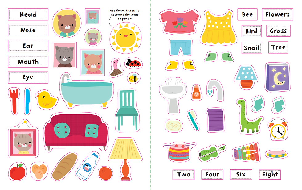 Thumbnail: First Words Sticker Activity Book