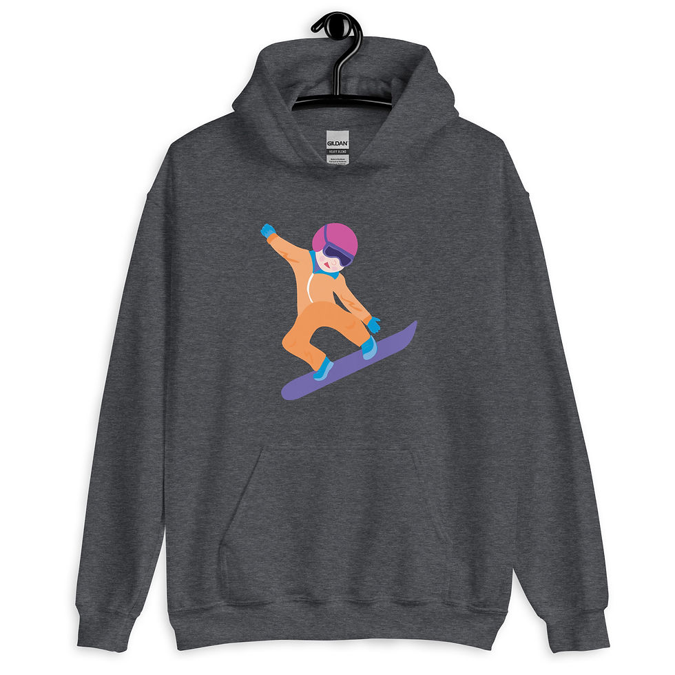 Thumbnail: Snowboarding Adult Hoodie
