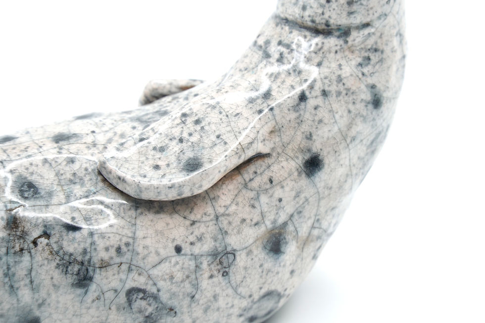 Thumbnail: Raku Harbour Seal, Balance Pose