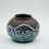 Thumbnail: Coastal Ecosystem Moon Jar, Chocolate and Blue, featuring humpback whale and sea