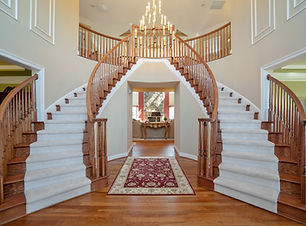 Real Estate Photography entry way with stairs