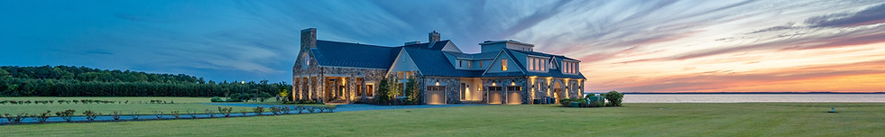 Maryland Real Estate Photography Sunset Mansion