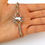 Miniaturbild: Bracelet personnalisé style marin CRABE. OCEAN. PLAGE. PÊCHE. POISSONS. CRÉATURES DE LA MER CORDON satin, perles tibétaines