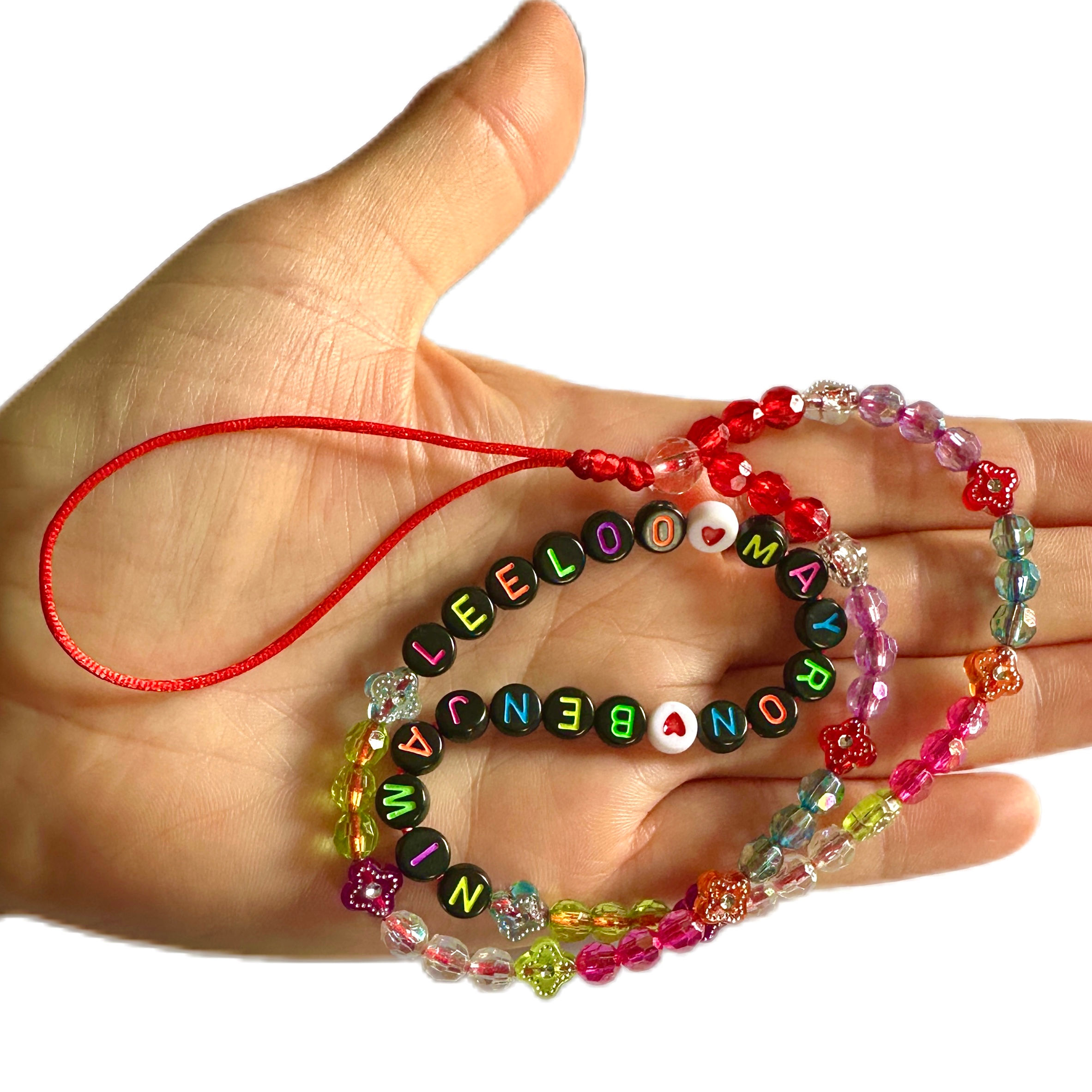 Bijoux téléphone personnalisé avec initiales prénom texte