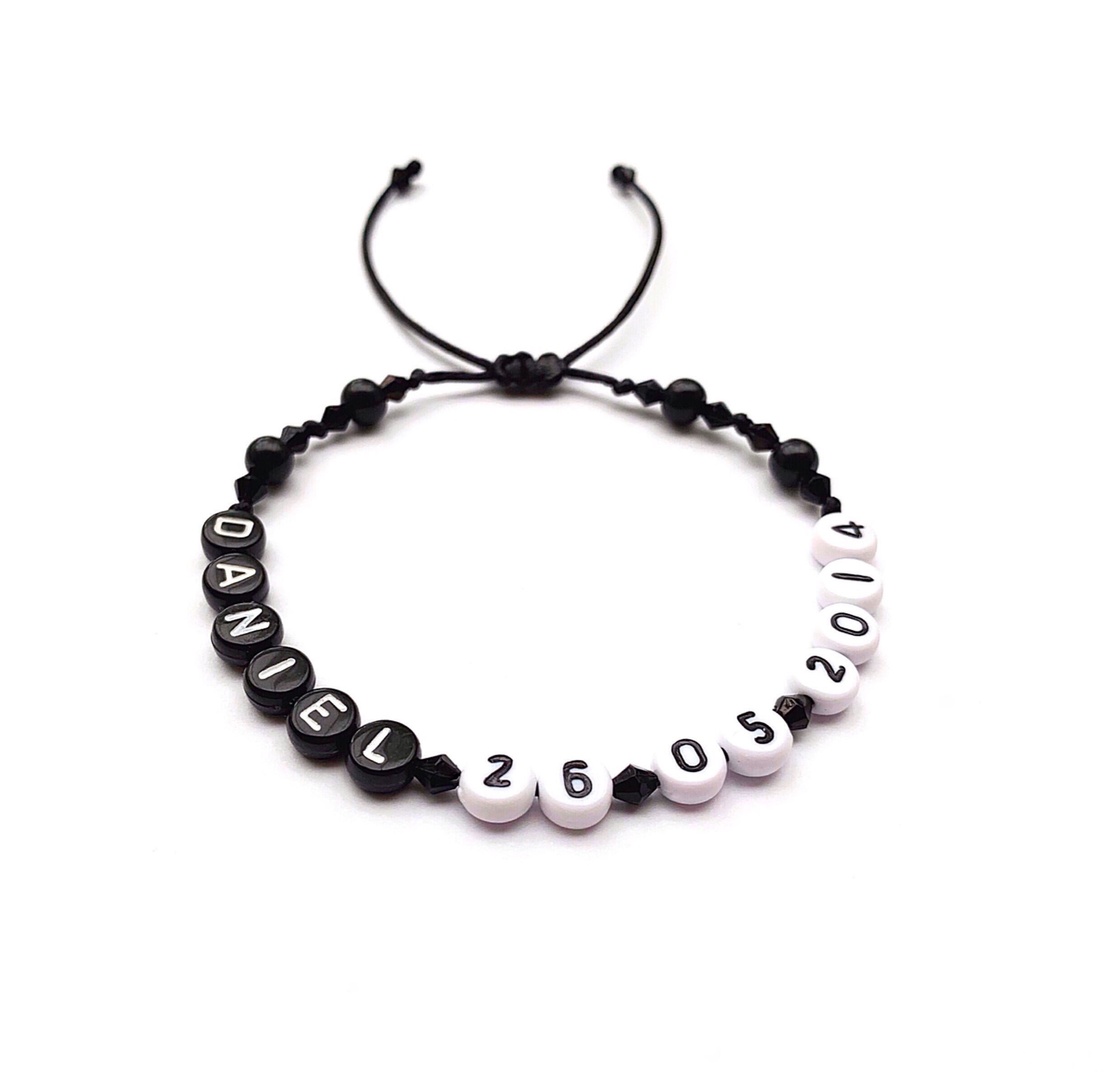 Bracelet de Sécurité et d'identification DANIEL Prénom Numéro de téléphone code chiffre