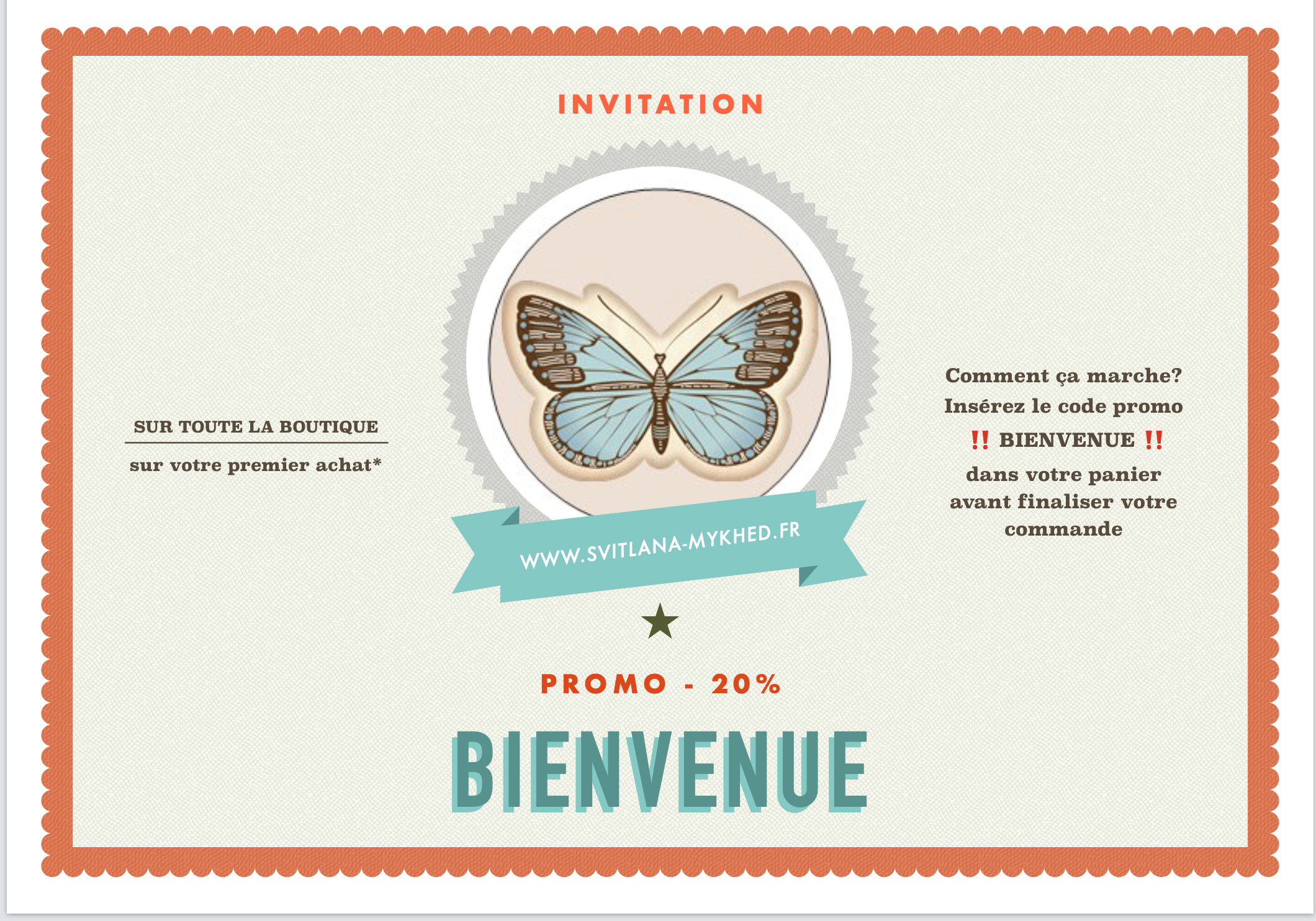 Invitation à visiter notre boutique en ligne WWW.SVITLANA-MYKHED.FR content media