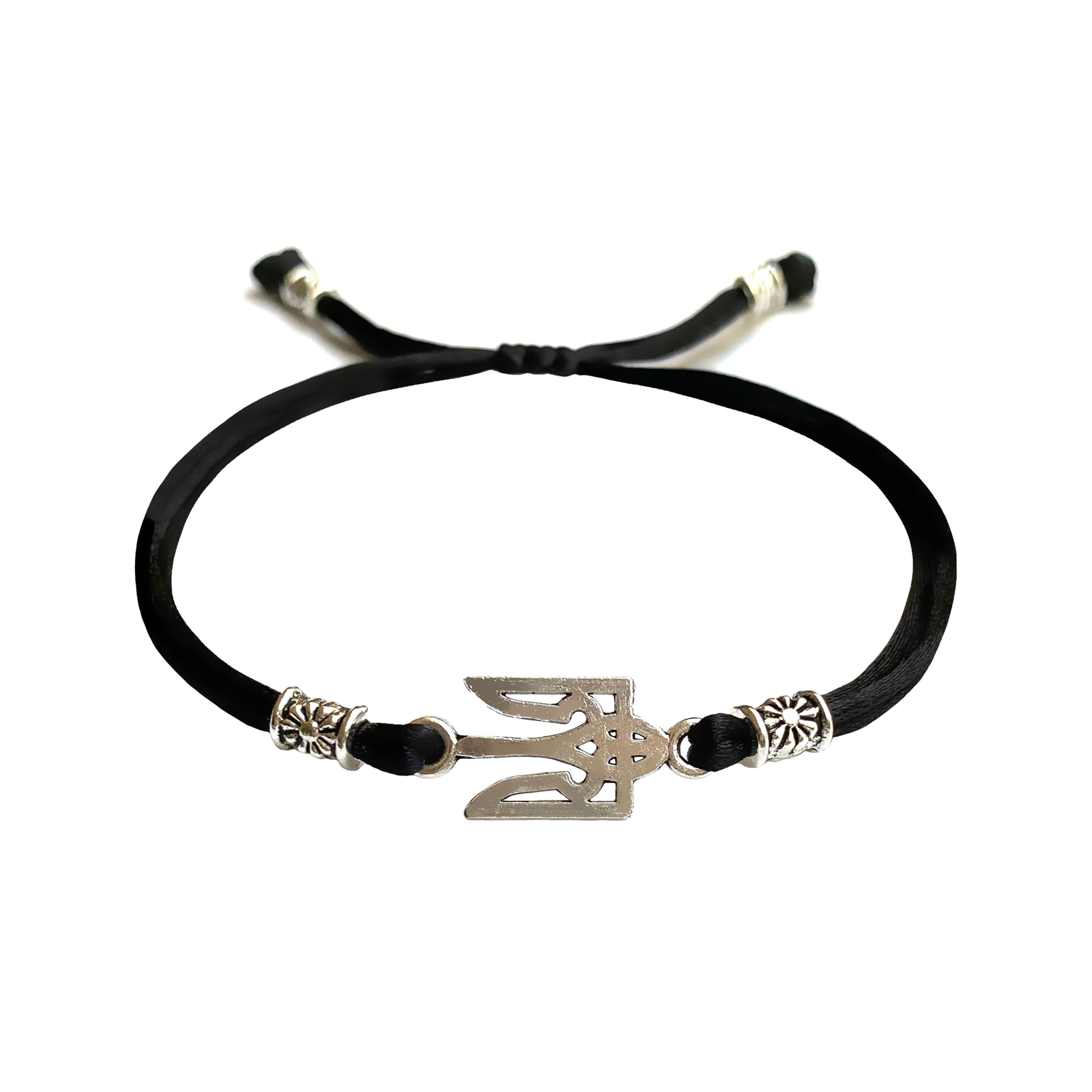 Bracelet personnalisé UKRAINE Tridents Tryzub Drapeau perles Tibétaines