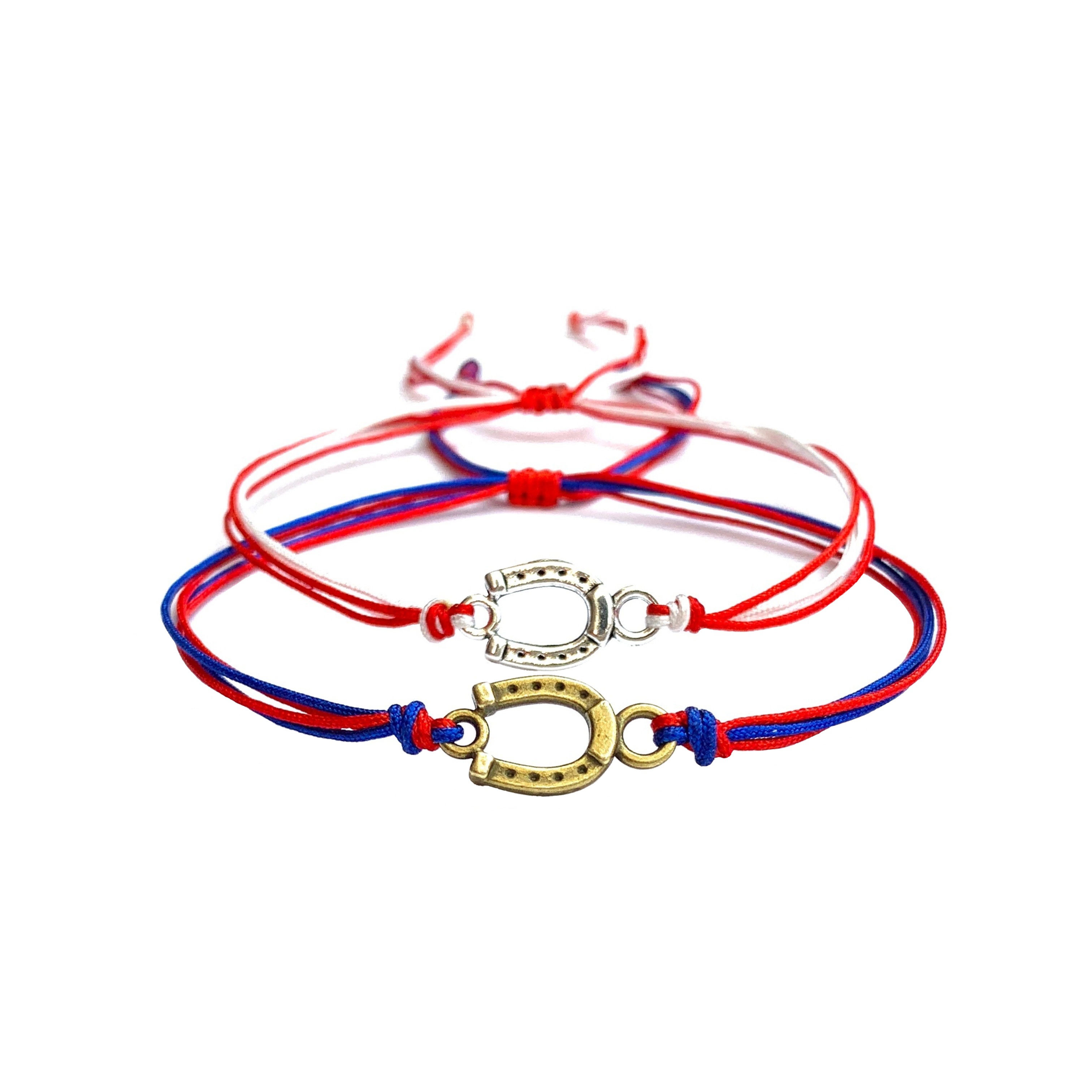 Bracelet à personnaliser EQUITATION. FER à CHEVAL. HORSE. MORS DE CHEVAL. AU GALOP COURS AUX CHEVAUX cordon satin