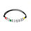 Miniaturbild: Bracelet NO STRESS personnalisé prénom, texte, message, logo, taille, couleur de perles et cordon aux choix sur mesure