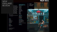 Derry Ainsworth's 'Open Shop' is the new cover image for New England Review publication