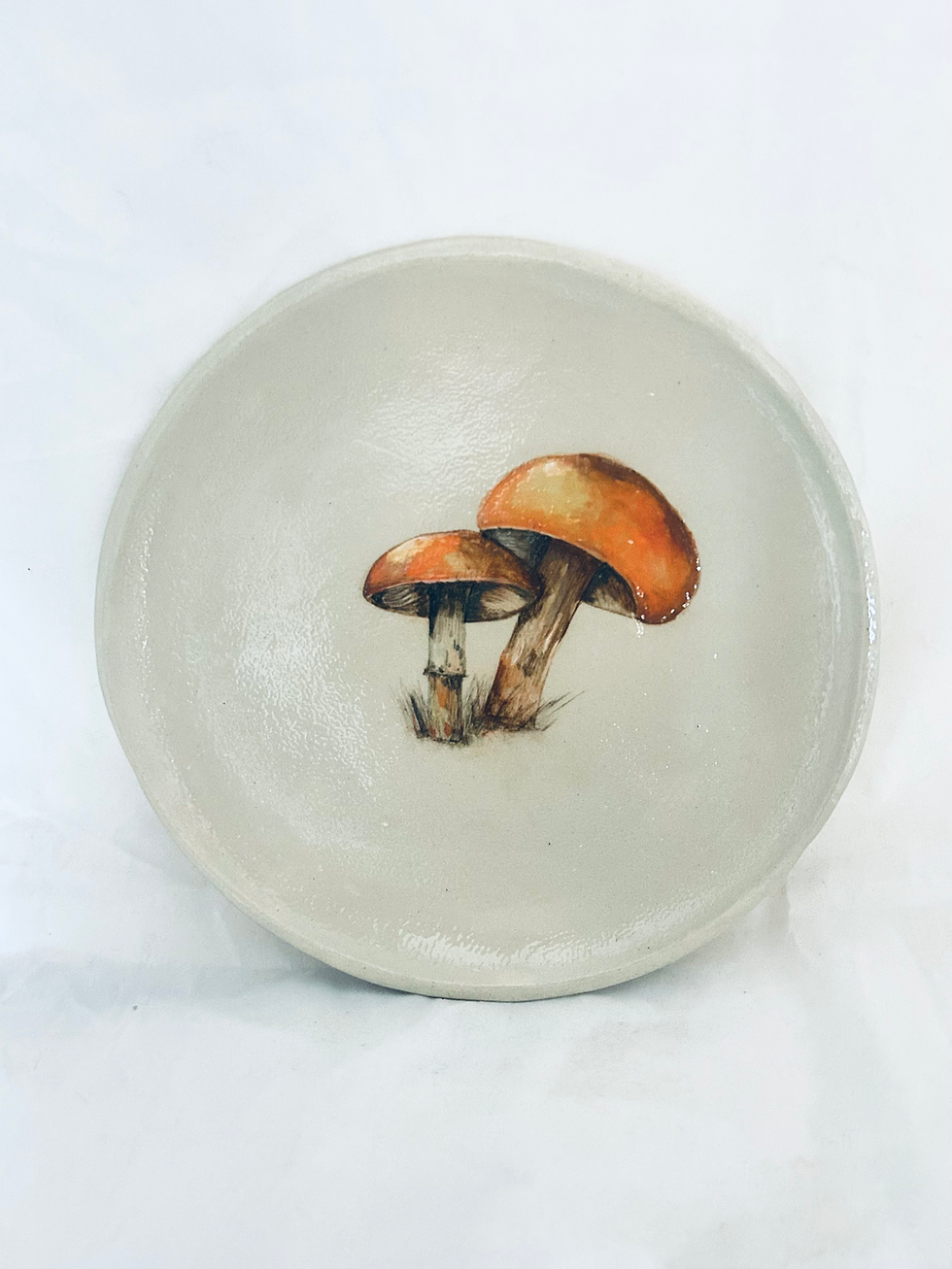 piatto in ceramica decorato a mano