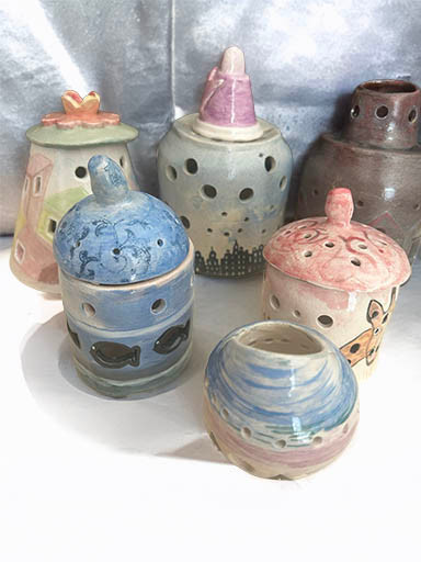 set lucignoli da tavolo