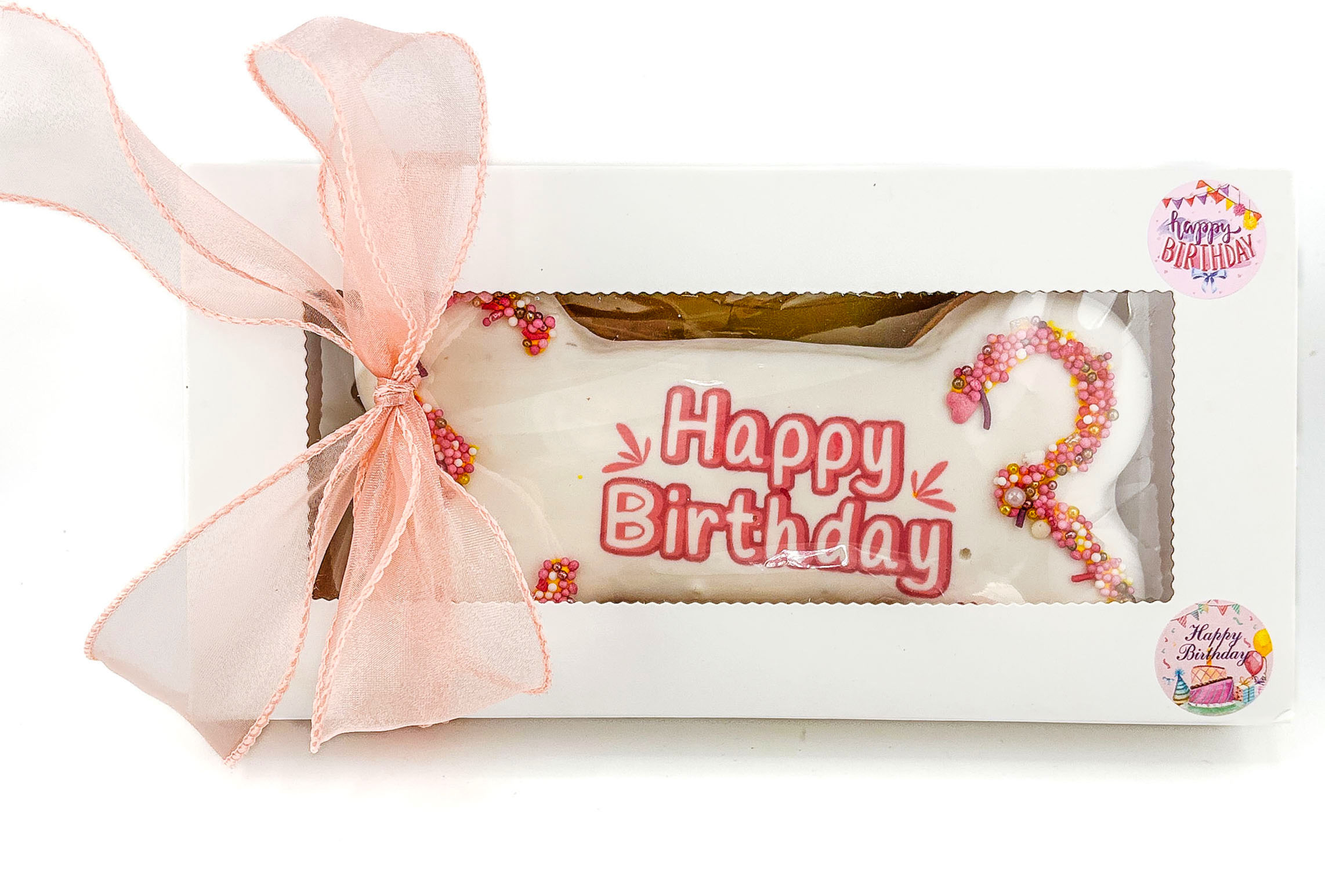 *Personalised* 3-Tier Birthday Bone Cake - 17cm