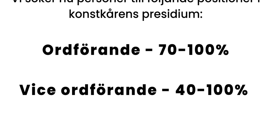 Konstkåren söker nu personer till presidiet 2022-2023