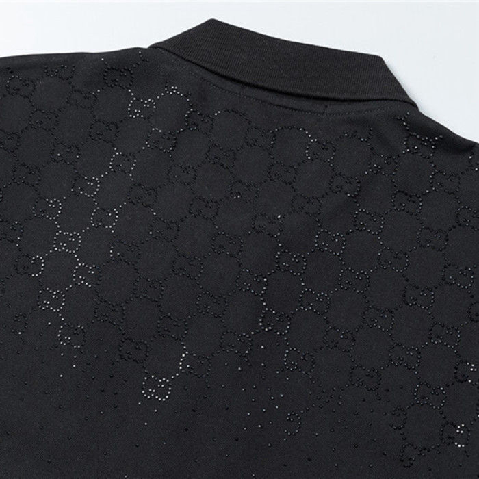 Miniatura: Men Women Lapel Collar T-shirt Short Sleeve Polo shirt Pullover Tops Sweatshirt 