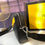 Miniatura: Men‘s Women's Messenger Shoulder Bag Leather Black Cloth Crossbody Sling Handbag